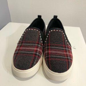 Aldo slide-on studded sneakers